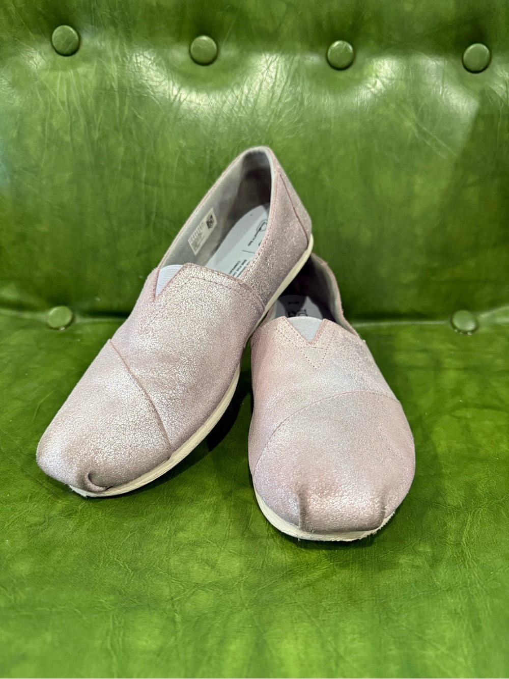 Sparkle Toms in Light Purpley Pink
